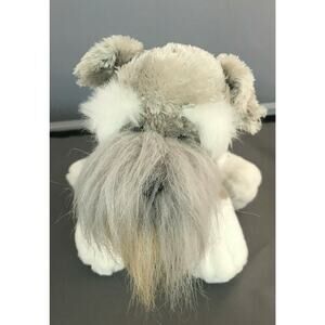 Schnauzer Dog‎ Puppy Grey Gray Plush Stuffed Animal 7" inch Ganz Webkinz NO CODE
